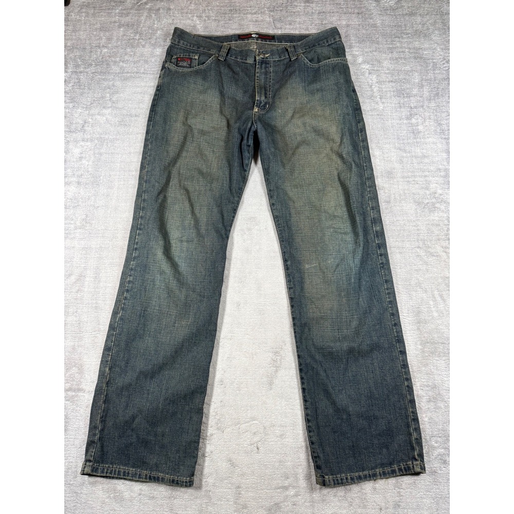 Point Zero Jeans Men 36 Blue Straight Leg Blue Denim Vintage Y2K Relaxed Grunge